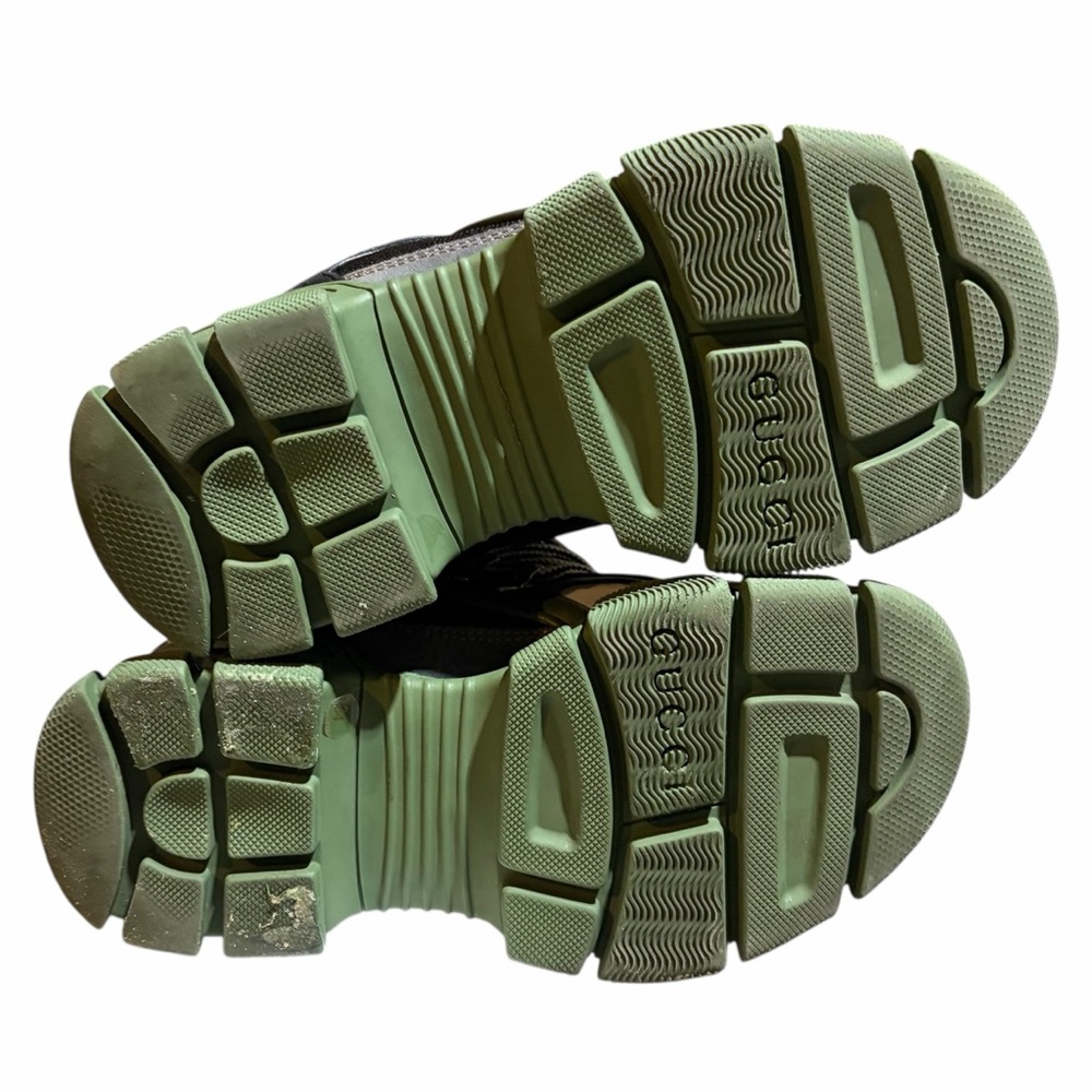 GUCCI Flashtrek SEGA Removable Crystal Embellished Belt Sneaker Shoe Green EU 34 - Picture 8 of 8